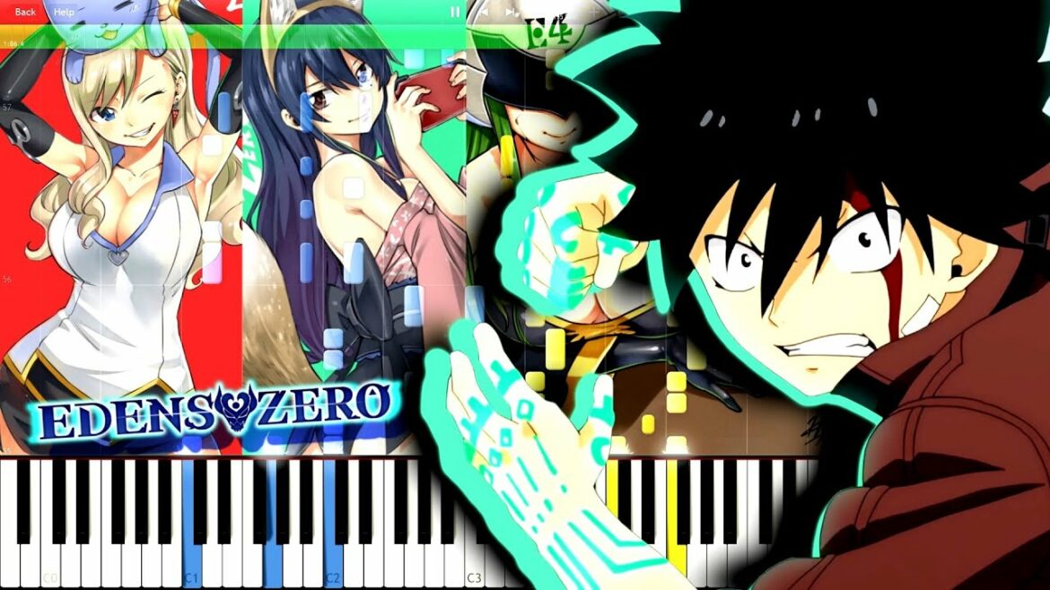 Edens Zero OP - Eden through the rough | Piano Tutorial『エデンズゼロ』ピアノ