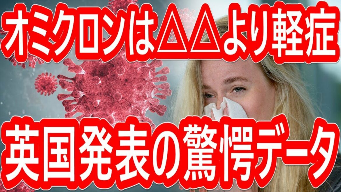 【絶句】オミクロン株の症状・特徴‼イギリスの最新情報‼