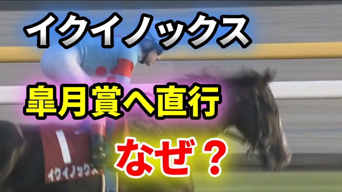 イクイノックスは皐月賞へ直行　間隔空きすぎだけど大丈夫なの？