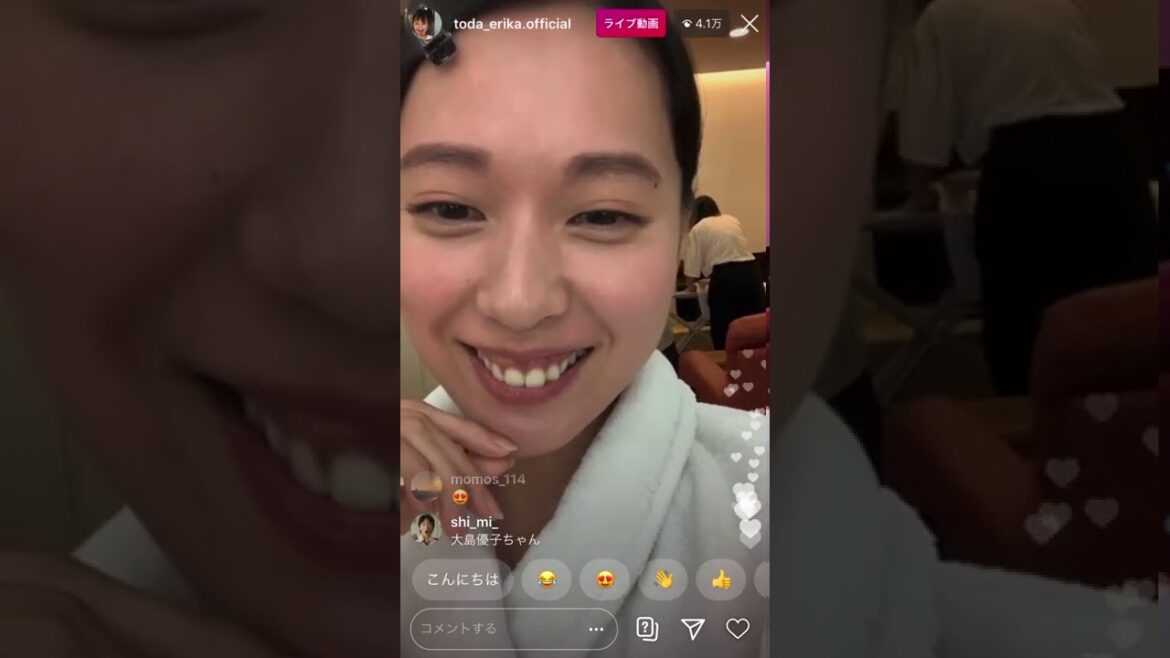 戸田恵梨香 誕生日 インスタライブ フル ムロツヨシがコメント！