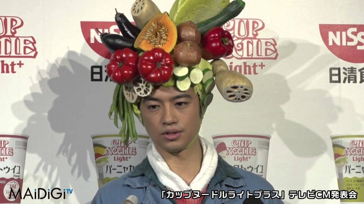 斎藤工、食べっぷりのいい女性は「気持ちがいい」「カップヌードルライトプラス」CM発表会2　#Takumi Saito