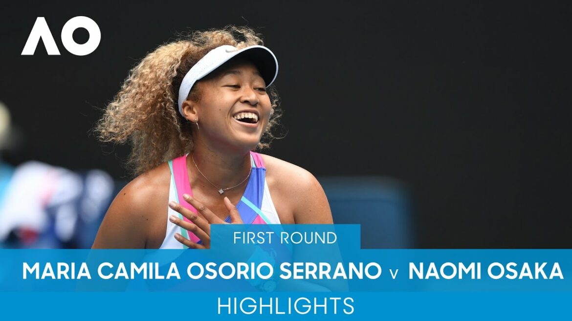 Maria Camila Osorio Serrano v Naomi Osaka Highlights (1R) | Australian Open 2022