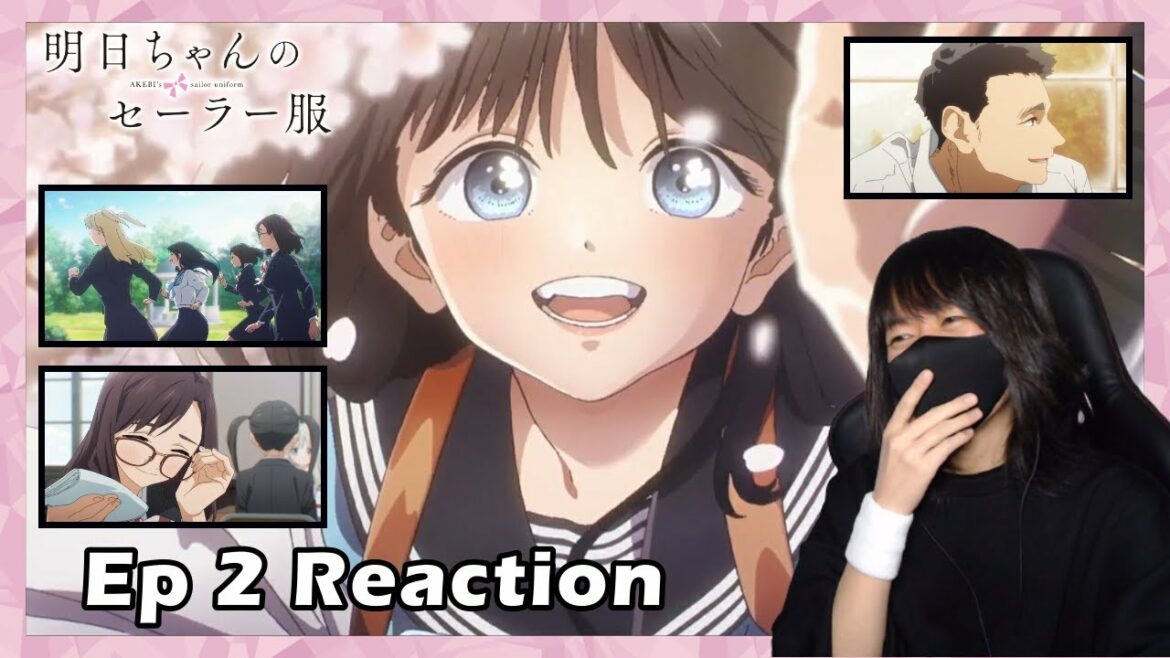明日ちゃんのセーラー服 2話 AKEBI's sailor uniform Episode2 Reaction