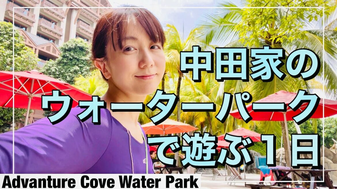 中田家のウォーターパークで遊ぶ１日の巻(Adventure Cove Water Park)