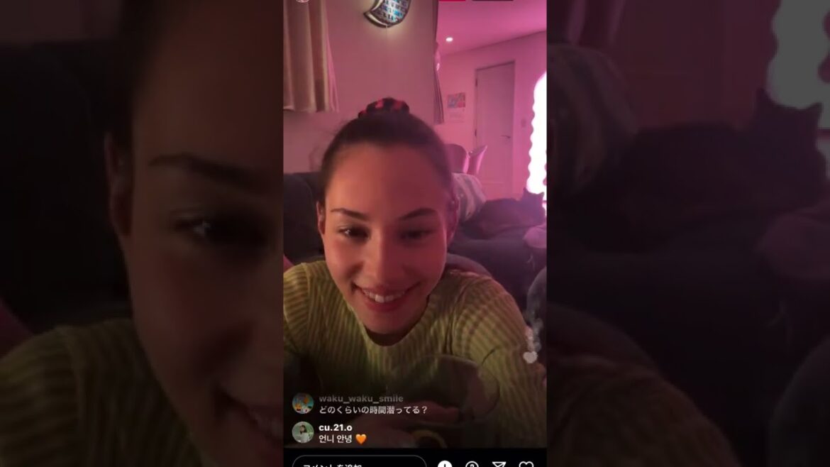 水原希子ちゃん　インスタライブ♡