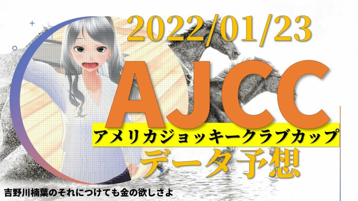 【競馬予想実況】アメリカジョッキークラブカップ2022　過去20年データ予想【穴馬】