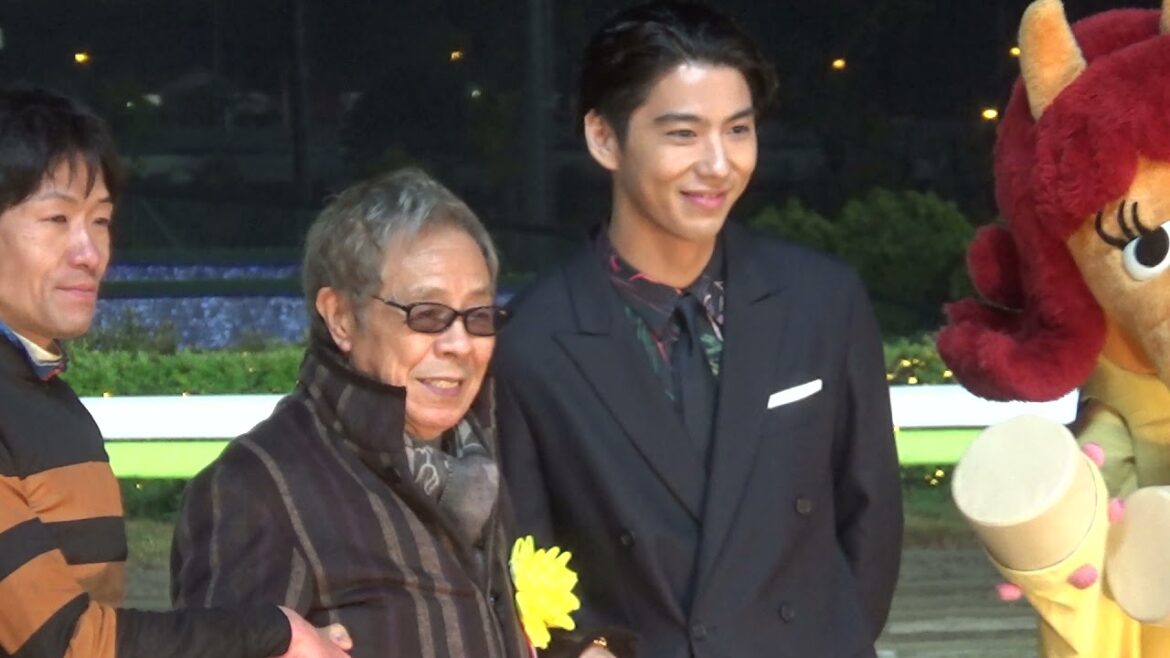 超貴重映像！なんと賀来賢人さんと北島三郎さんのツーショットが実現！第30回 東京スプリント（ＪｐｎIII）表彰式  2019 04 10 大井競馬場