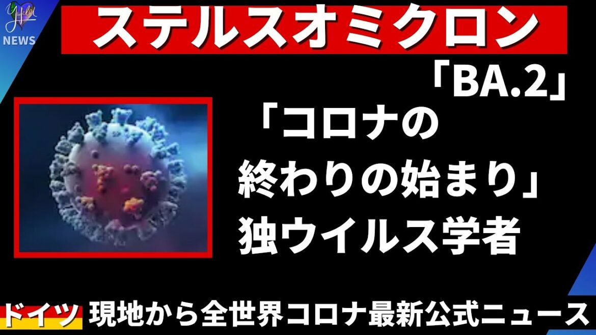 新たなオミクロン株の変異種「BA.2」と【コロナの終わりの始まり】｜Yufeld