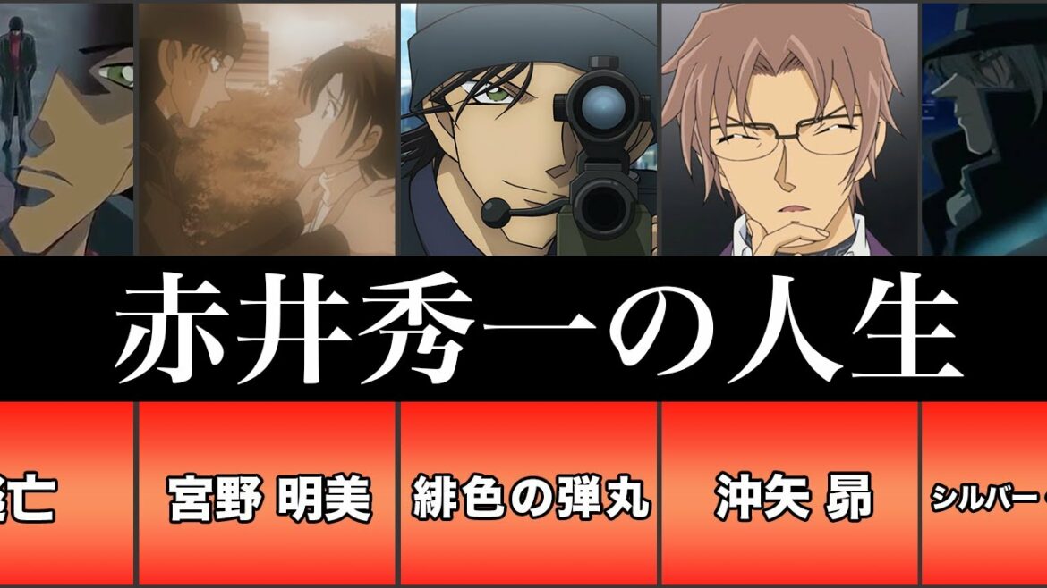 【名探偵コナン】赤井秀一の生い立ちまとめてみたよ！【緋色の弾丸】