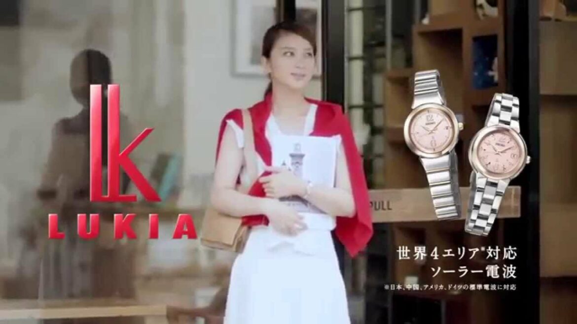 【武井咲（たけいえみ）】出演CM　Seiko Lukia 2014 SS（セイコー・ルキア）