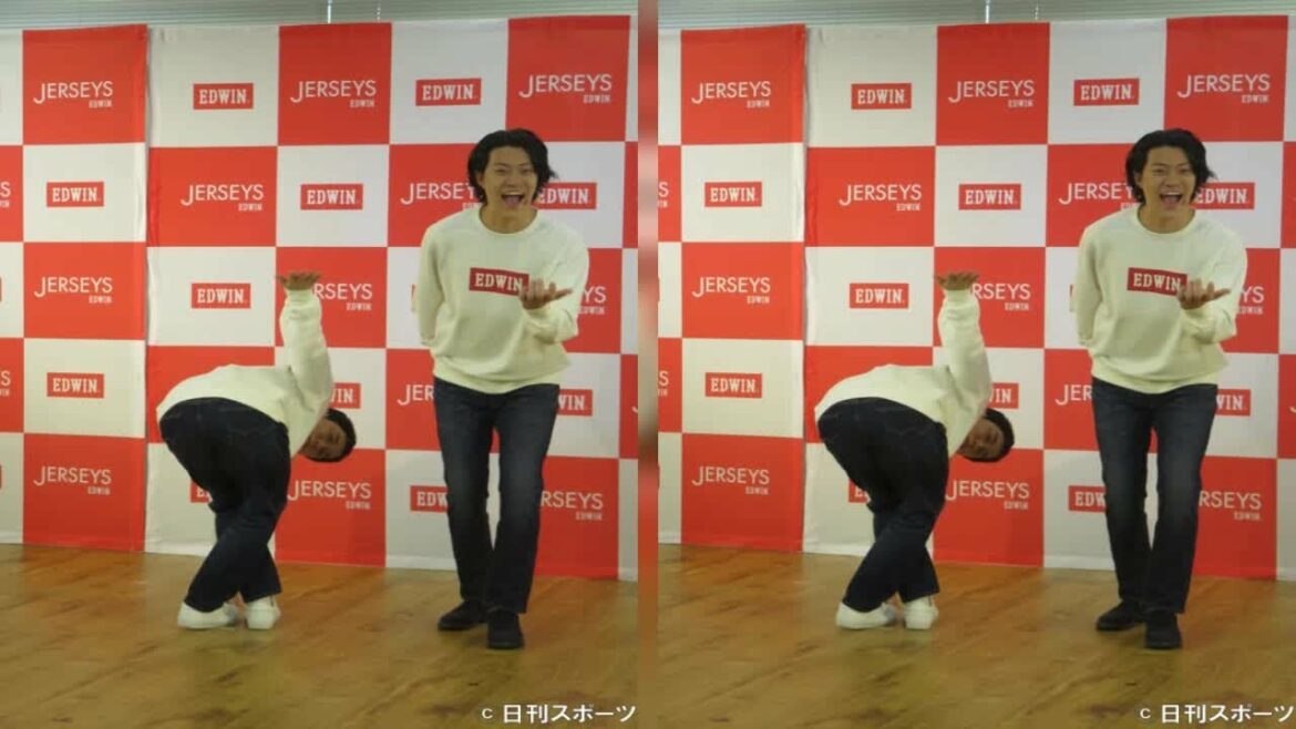 霜降り明星せいや　“菜々緒”風ポーズでベストジーニスト狙う？ - お笑い : 日刊スポーツ