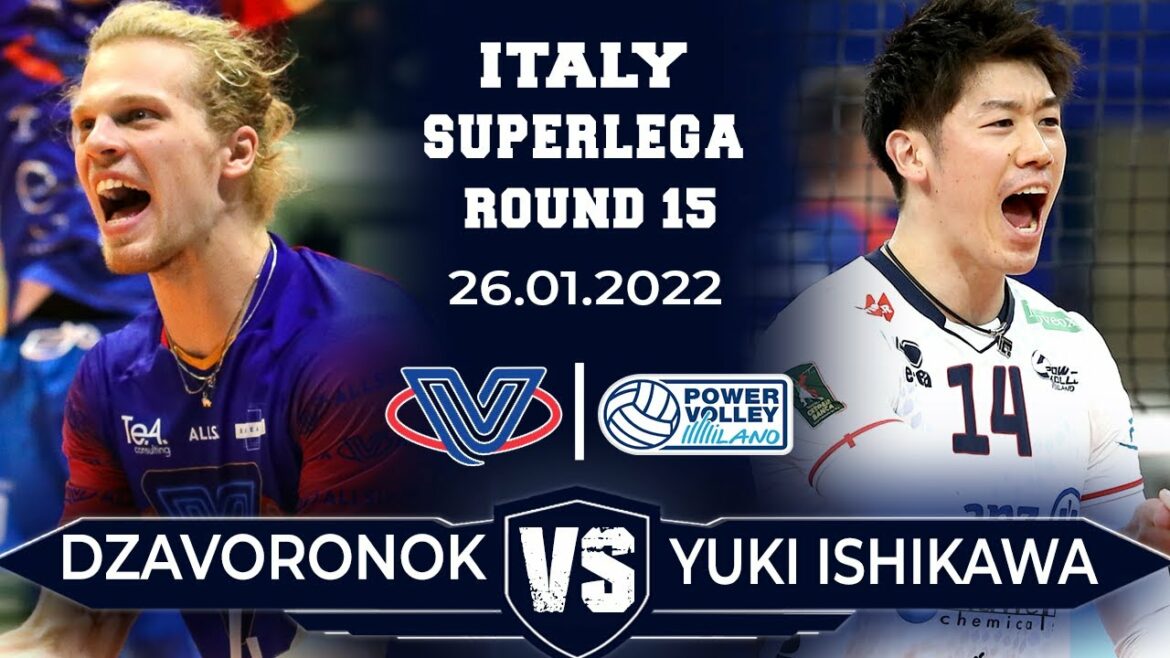 Monza vs Milano | Donovan Džavoronok vs Yuki Ishikawa | Italian Superlega 2021/22 | Round 15
