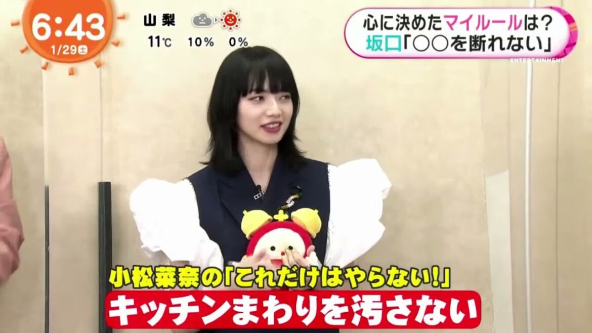 小松菜奈1年かけた主演作撮影振り返り感無量の涙 めざましどようび2022年01月29日
