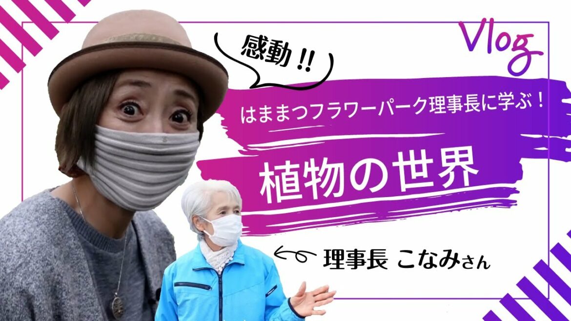 藤の名所 ！八重桜の数日本一！世界一美しい桜とチューリップの庭園…！塚本こなみ 理事長に、植物のこと教えてもらいました！はままつフラワーパーク