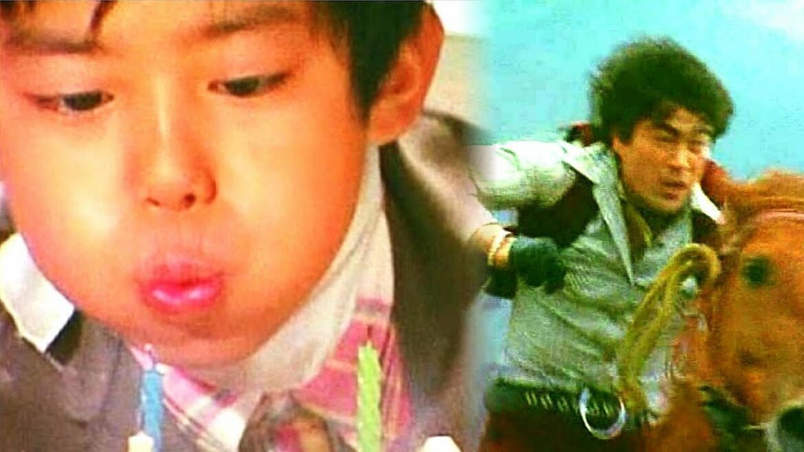 【真田広之】ひろゆき君(10才)、千葉ちゃんに馬上から放り投げられても平気だよ♪【Hiroyuki Sanada】