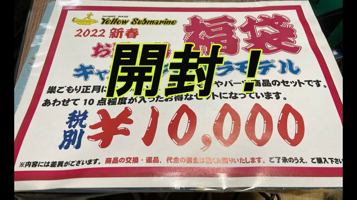 2022年　イエサブ1万円福袋を買ってみた