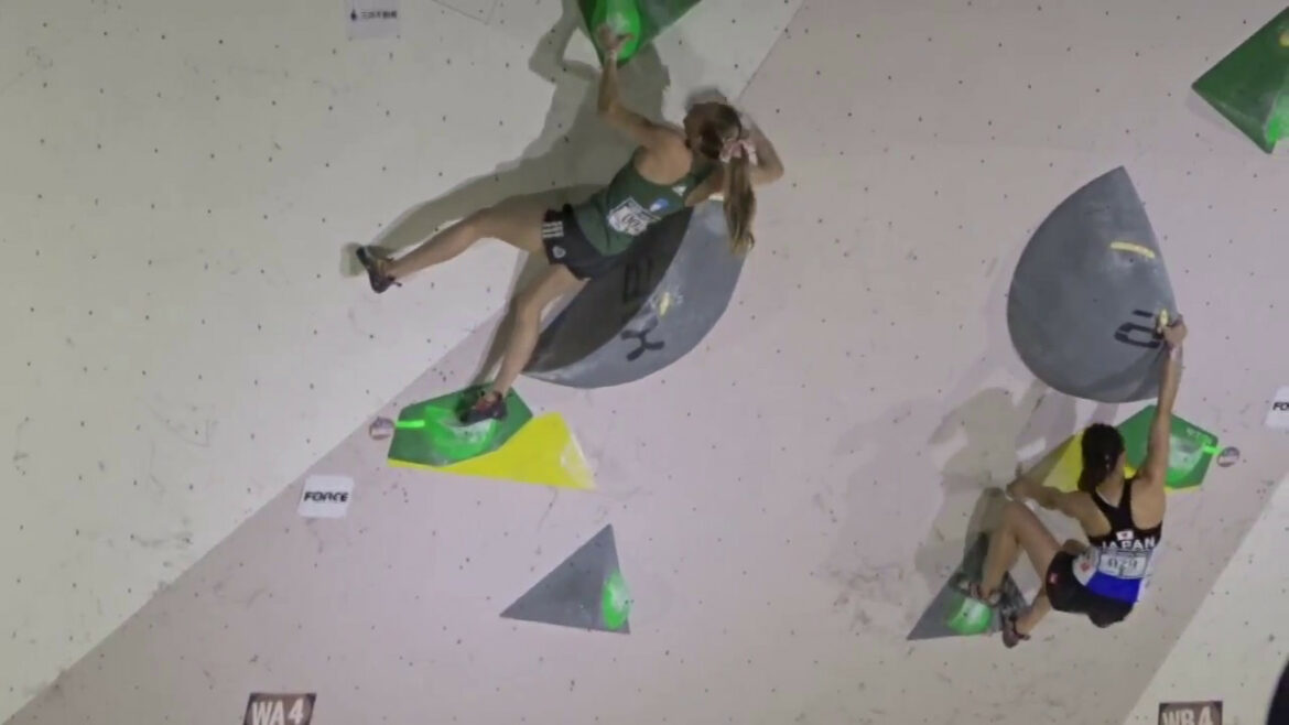 Noguchi Akiyo 野口 啓代 IFSCクライミングワールドカップ八王子