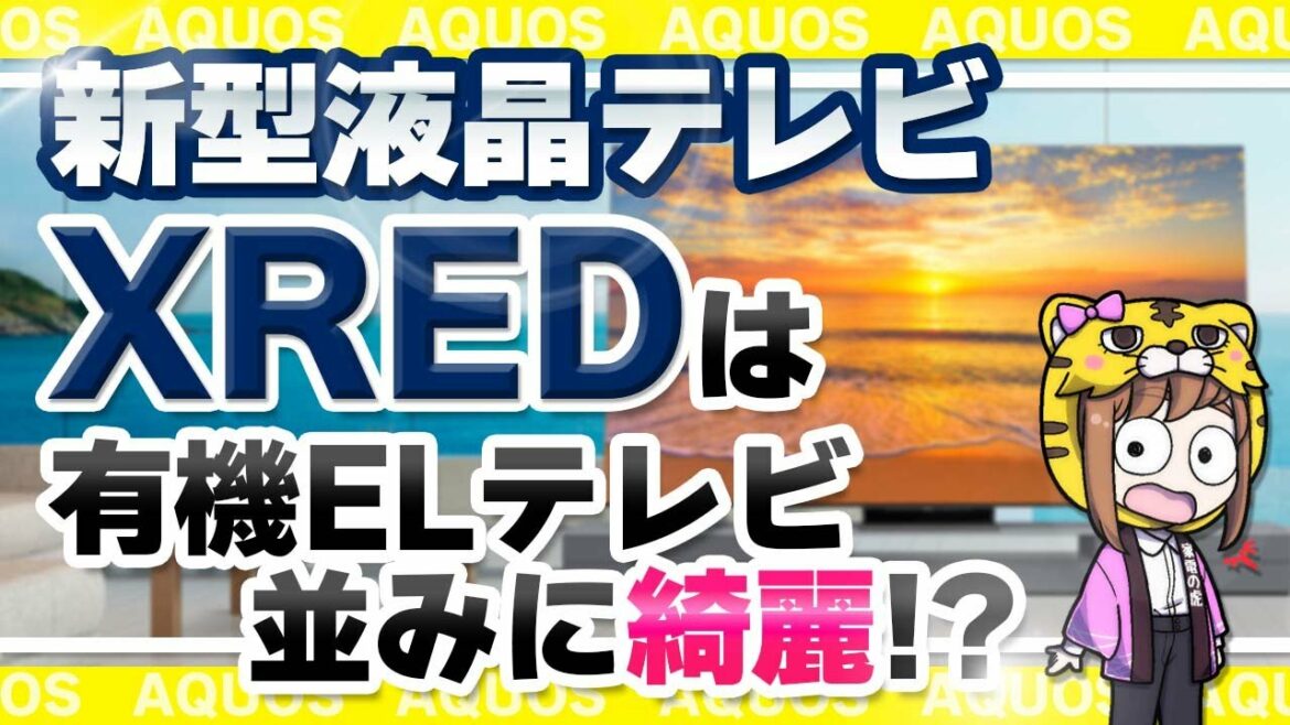 【シャープ液晶テレビ】miniLED &量子ドットを使ったモデル2022 AQUOS XLEDが登場！詳しい中身を解説！【有機ELテレビ並の綺麗さ！】