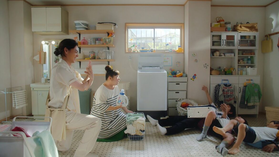 花王 アタック3X 「姉ちゃんち」篇　３０秒 CM 菅田将暉、村上知子