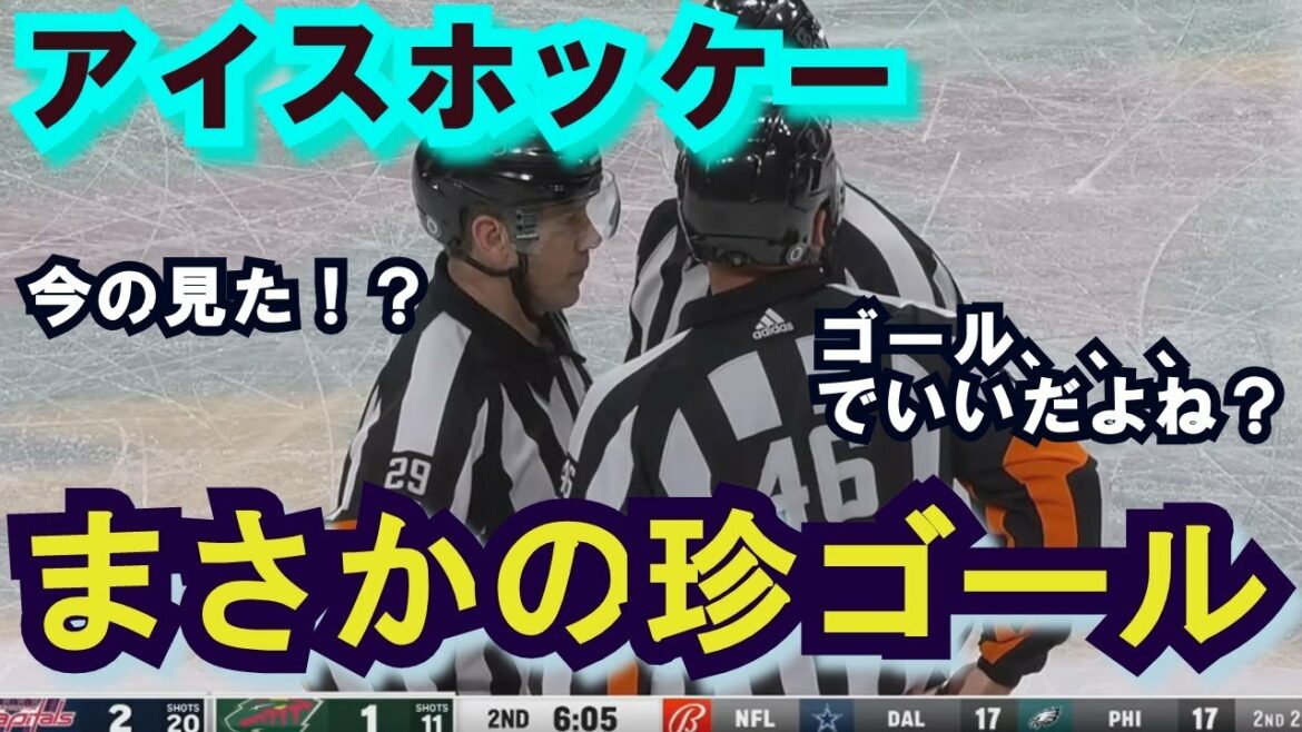 【アイスホッケー】審判団も困惑！？NHLの今シーズン最も珍しいゴール！！