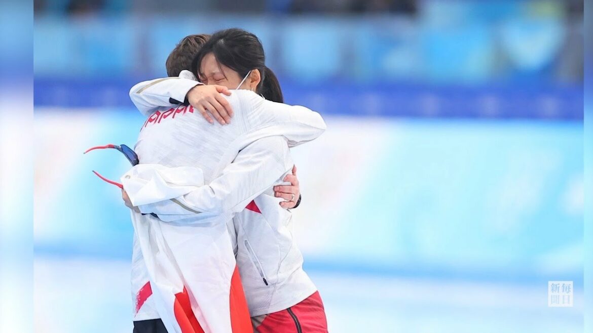 【スライドショー】高木美帆、女子1000m五輪新記録で金メダル　個人種目で自身初