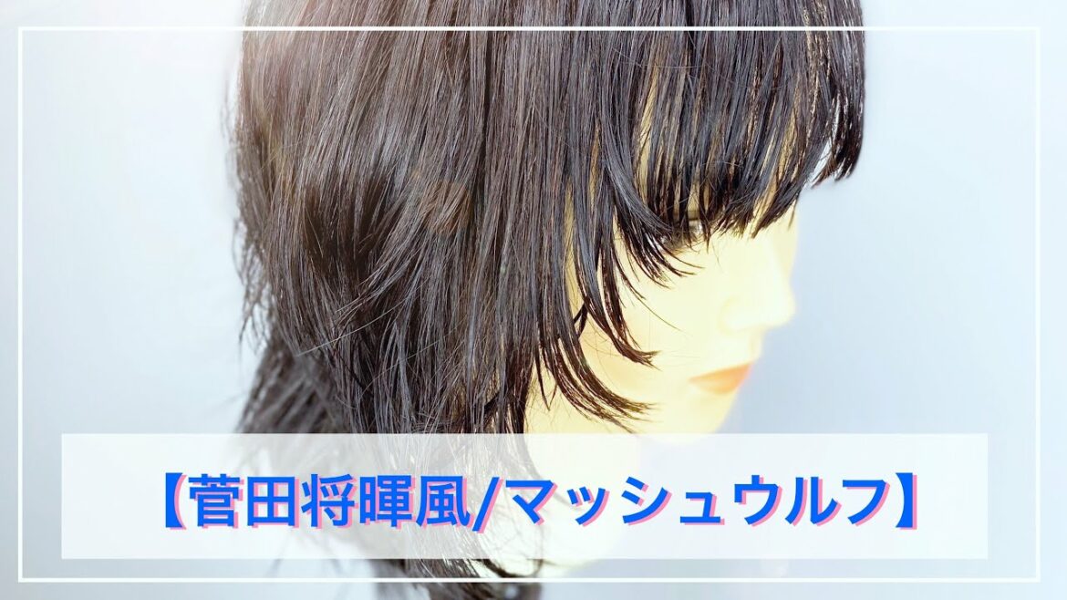 【マッシュウルフ/菅田将暉風】美容学校特別講師が教える／ #how to #ヘアカット　#切り方　#멋진　#자르는 방법