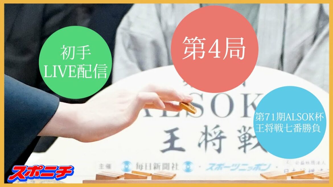 【ライブ配信】王将戦第４局　初手をノーカットで　渡辺明王将vs藤井聡太竜王（2/11）