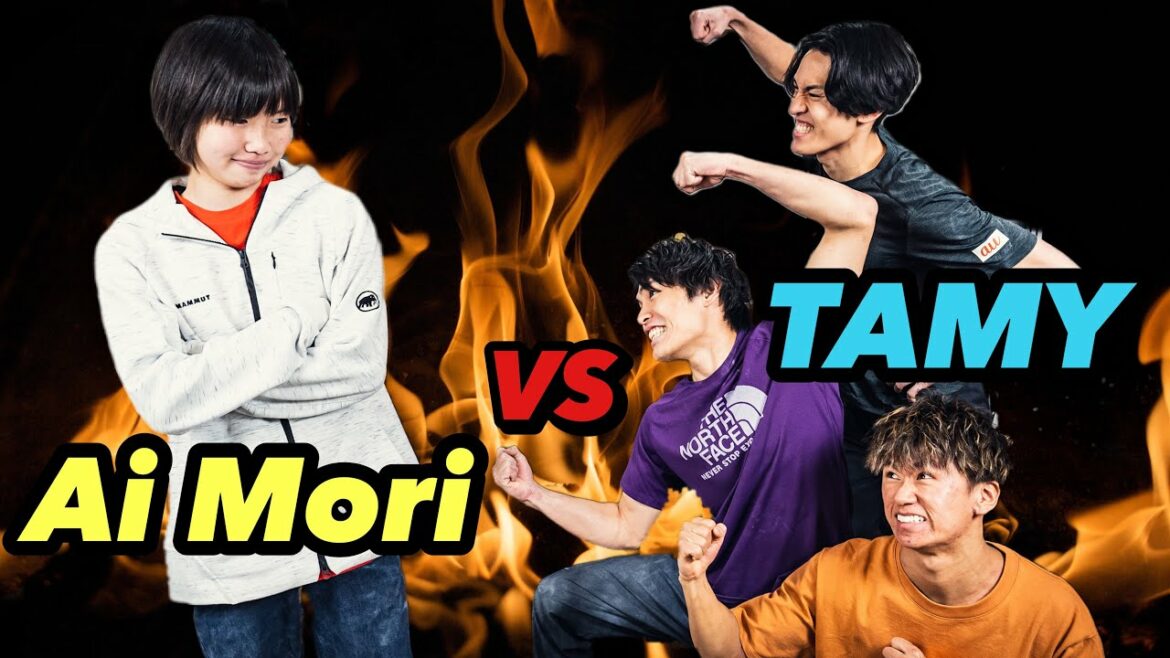 【日本エース対決】智亜&明智&池大が森秋彩に勝負を挑んだらやばい戦いになった