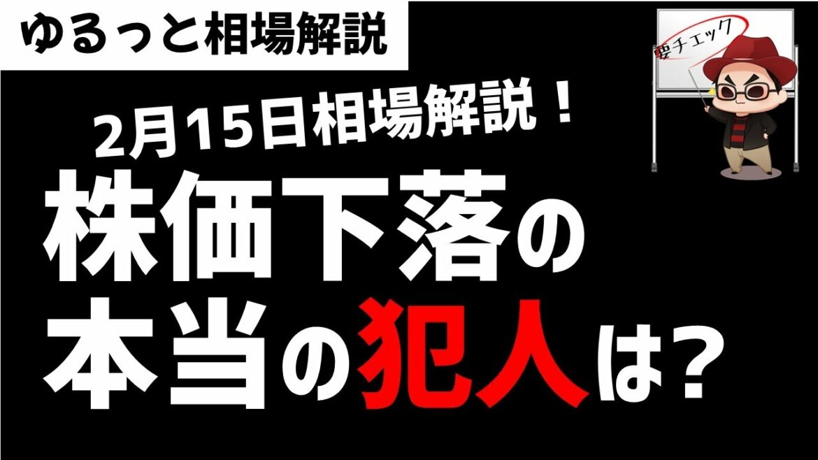 【2月15日のゆるっと相場解説】日経平均株価は想定通りの動き。株価が上がらないのはなぜか？ズボラ株投資