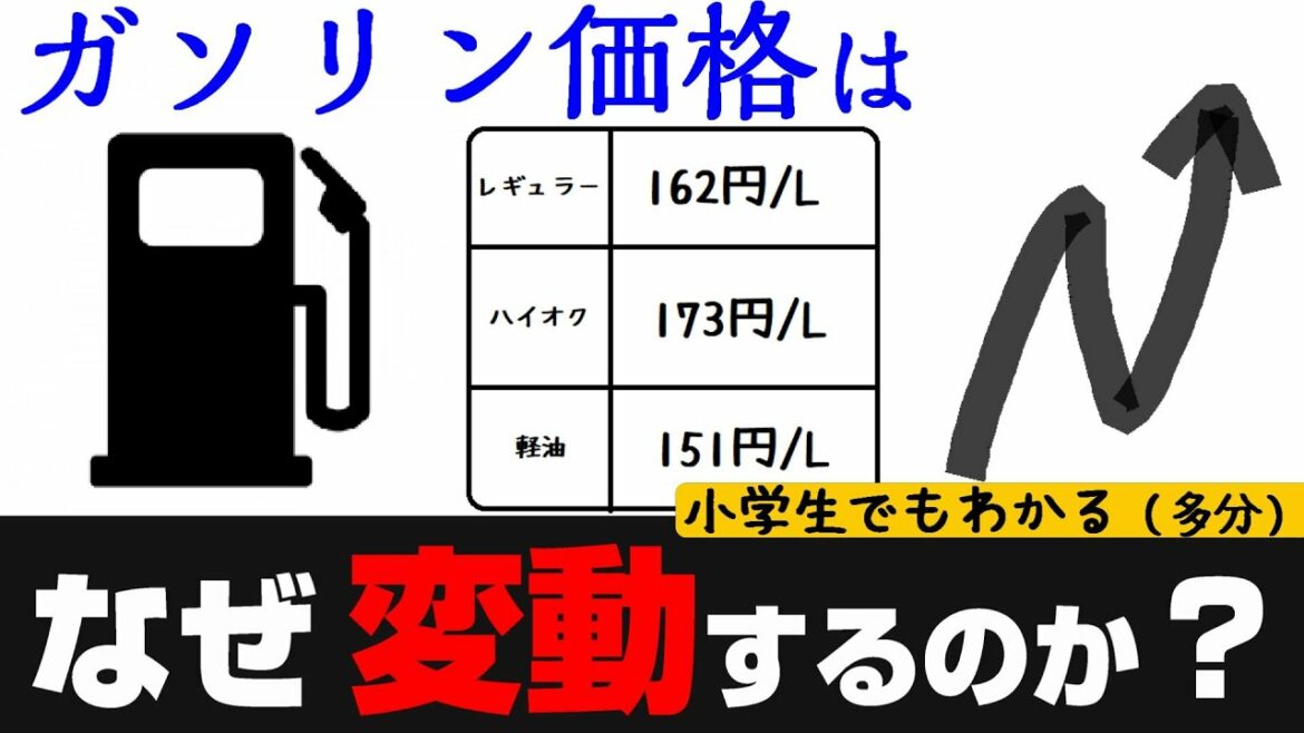 なぜガソリン価格は変動するのか？ 小学生でもわかるように解説