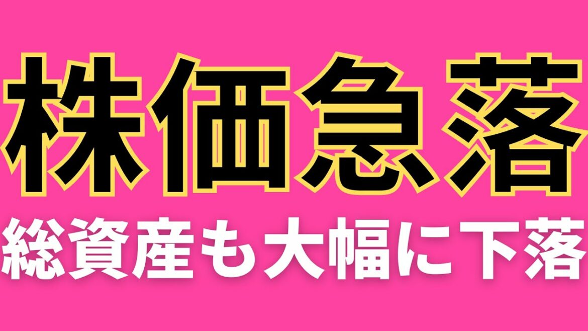 大幅下落の1月。総資産も過去最大レベルの下落。 大幅下落の1月。総資産も過去最大レベルの下落。