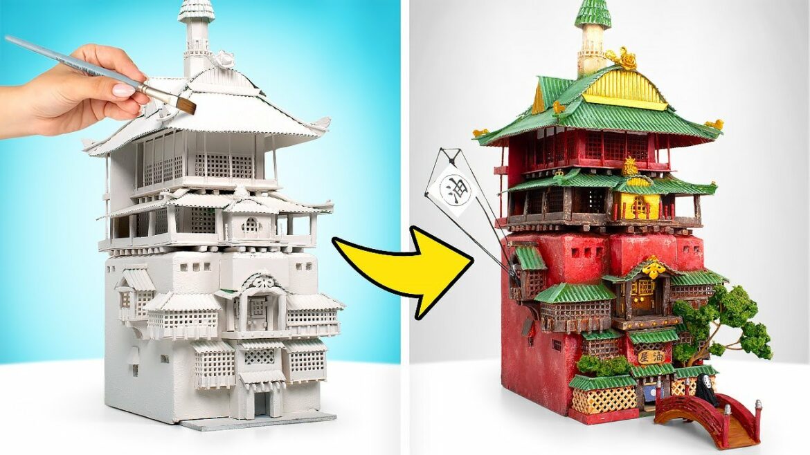 映画「千と千尋の神隠し」のミニチュア湯屋を作ってみよう