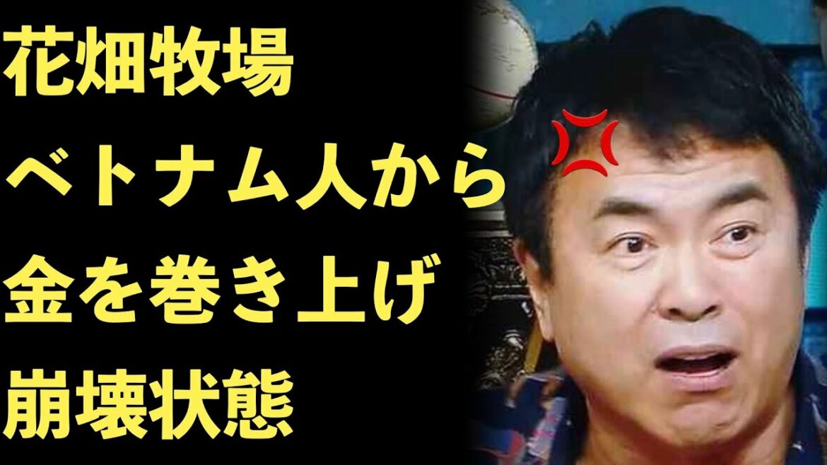 花畑牧場のベトナム人従業員がストライキ！田中義剛がベトナム人からお金を搾取して大儲け！寮の水道光熱費という名の上納金【Masaニュース雑談】