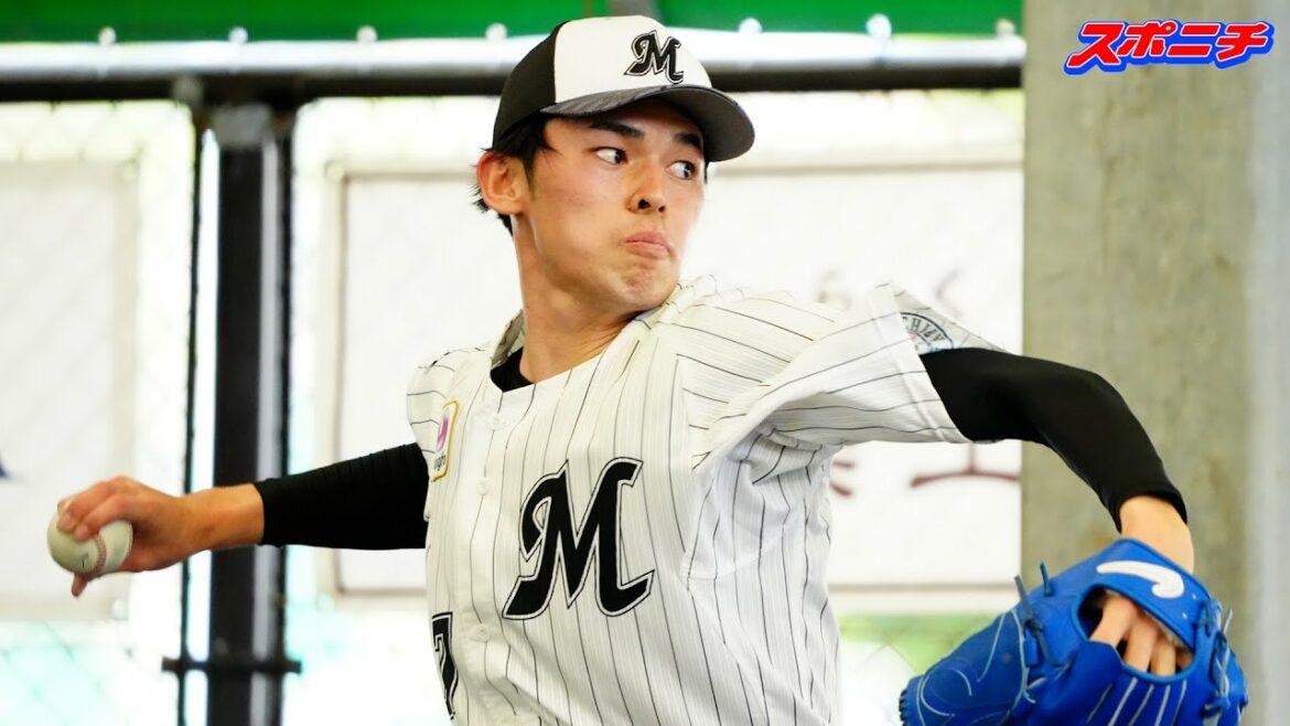 ロッテ佐々木朗希、初日からブルペン！