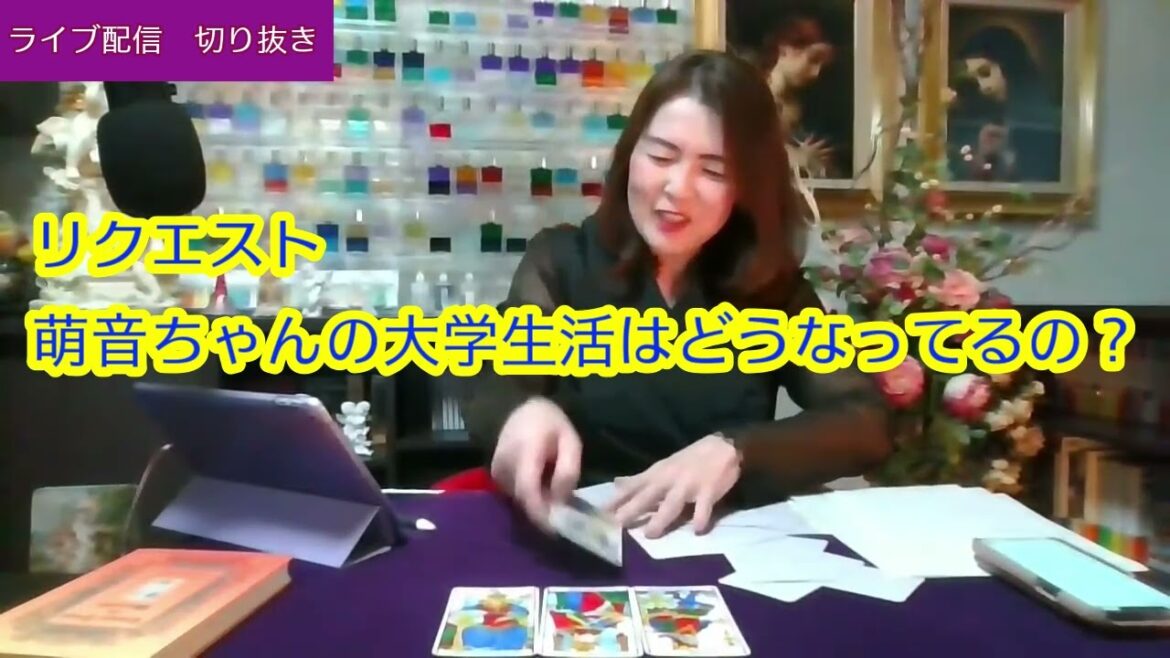 【ライブ切り抜き】【占い】萌音ちゃんは大学を休学してる？現状は？タロットで占ってみた✨【リクエスト占い】