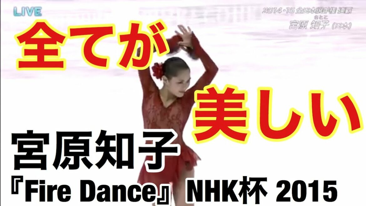 宮原知子 『Fire Dance』NHK杯 2015 SP【技術解説・得点付き】