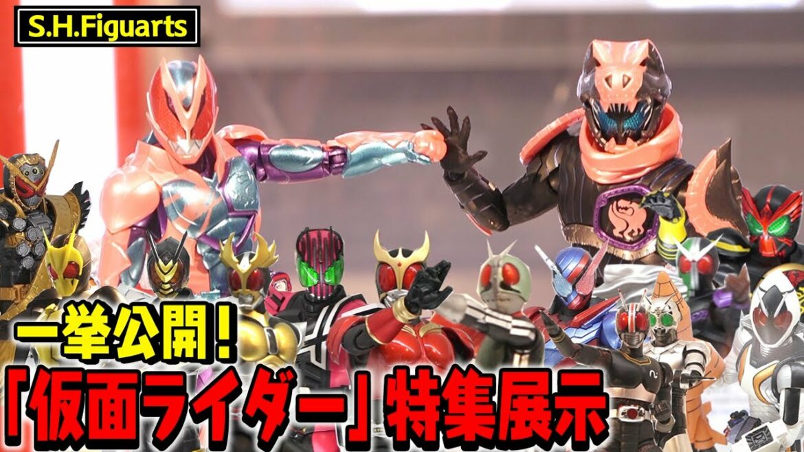 仮面ライダーの特集展示に行ってきた！令和・平成・昭和の全ライダー登場　『リバイス』新フィギュアも公開　『TAMASHII NATIONS TOKYO』特集展示内覧会