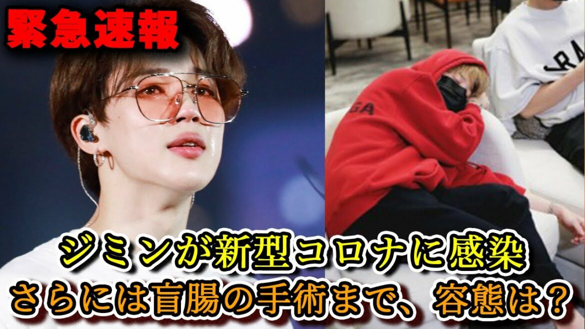 【緊急速報】BTSジミンが新型コロナに感染、さらには盲腸の手術までしていた。容態は大丈夫なの？？