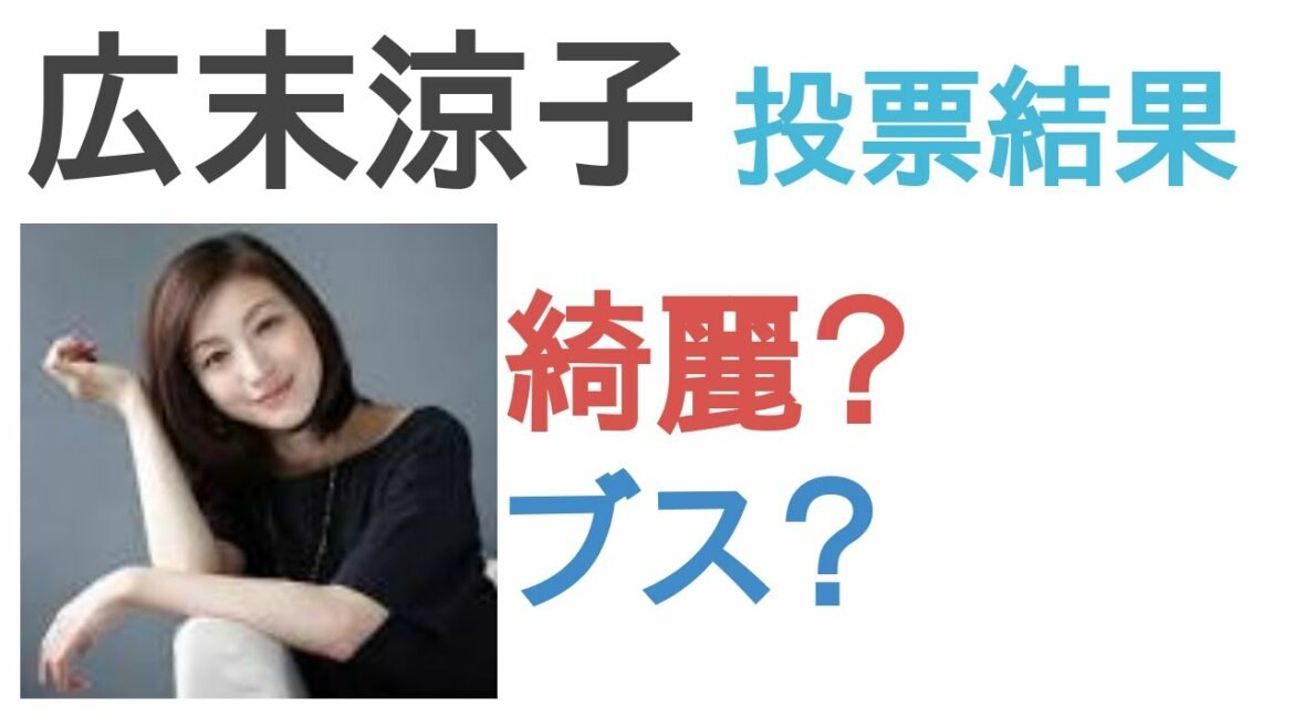 広末涼子は綺麗？ブス？【投票結果】