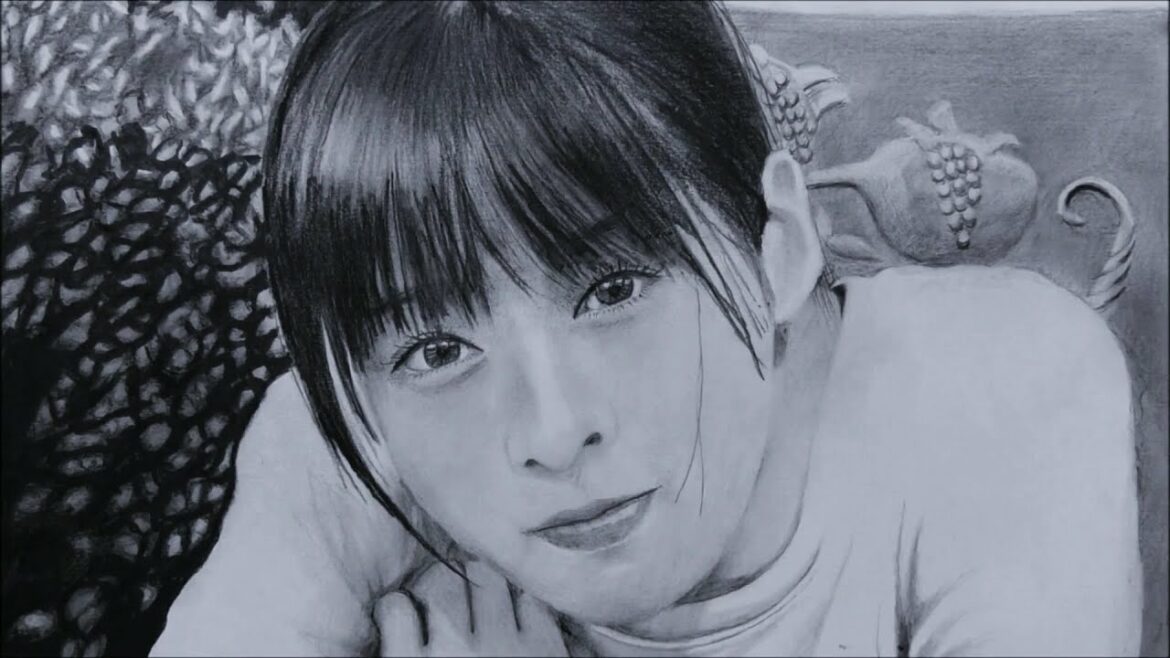 【鉛筆画】森七菜　視聴者様からのリクエストより　[Pencil drawing] Nana Mori from a request from the viewer-HR30