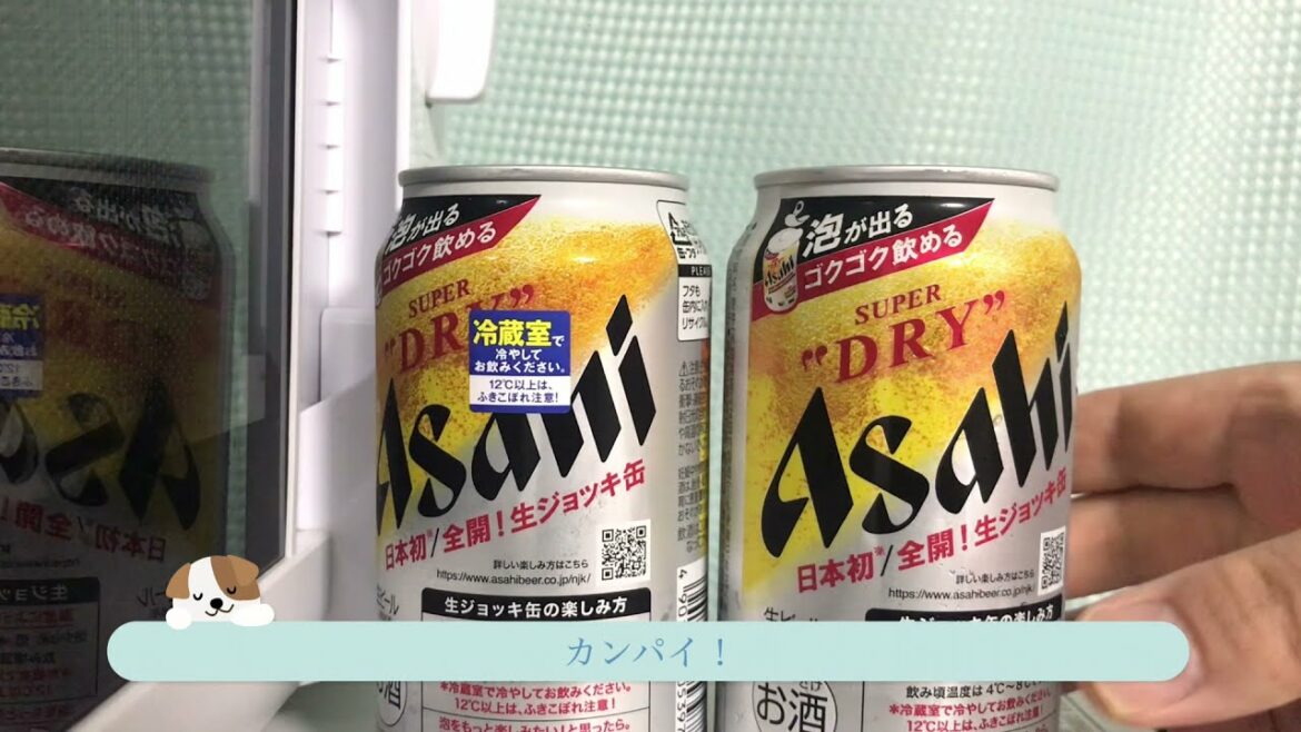 大人気！アサヒスーパードライの生ジョッキ缶を開けてみた！＃生ジョッキ缶
