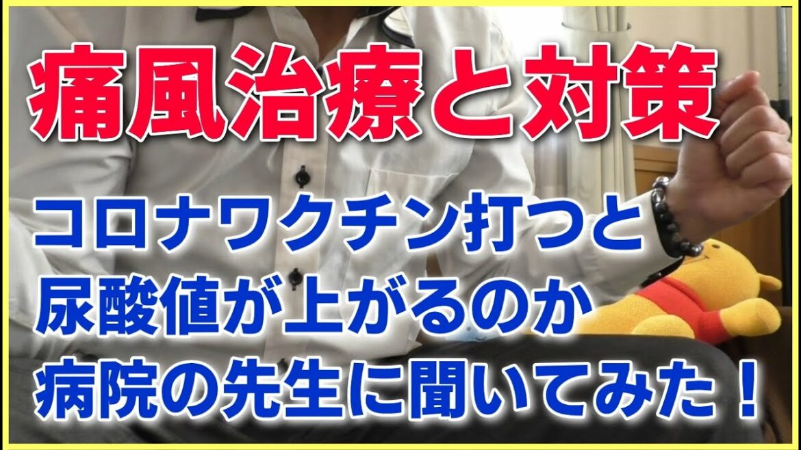 コロナワクチン接種で尿酸値が上がるのか病院の先生に聞いてみた！痛風の症状や発作 尿酸値の現状報告 私の痛風対策と薬の飲み方 運動 飲酒事情 病院のエピソードなど【痛Tube】