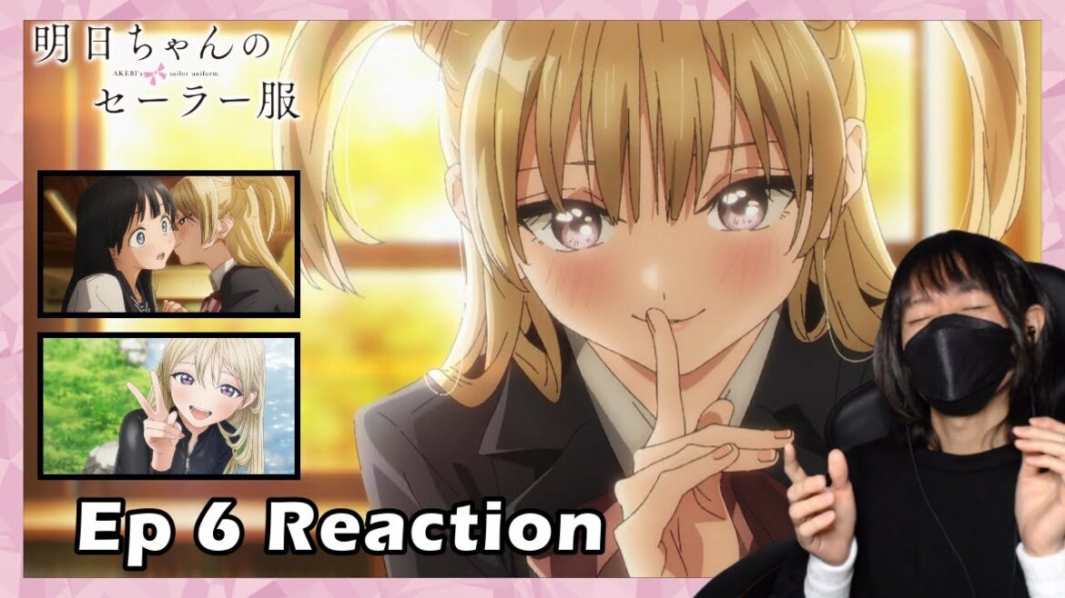 明日ちゃんのセーラー服 6話 アニメリアクション AKEBI's sailor uniform Episode6 AnimeReaction