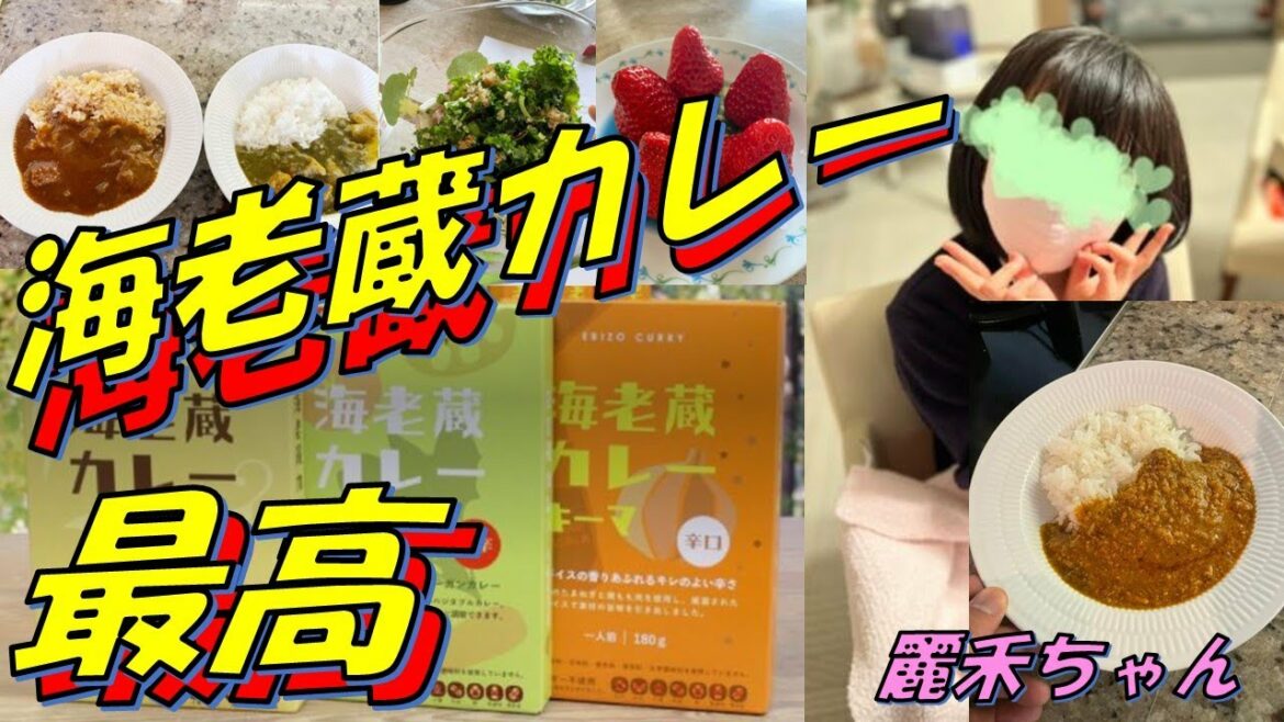 【海老蔵】海老蔵カレー キーマ味 麗禾ちゃん 最高「美味しそう」「朝カレー美味しいですよね」「食べて、体を温めてね」