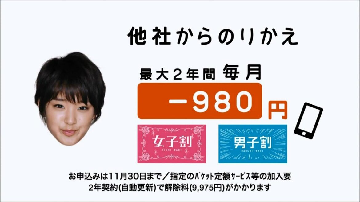 KDDI au「話題のスマホがおトク」 剛力彩芽