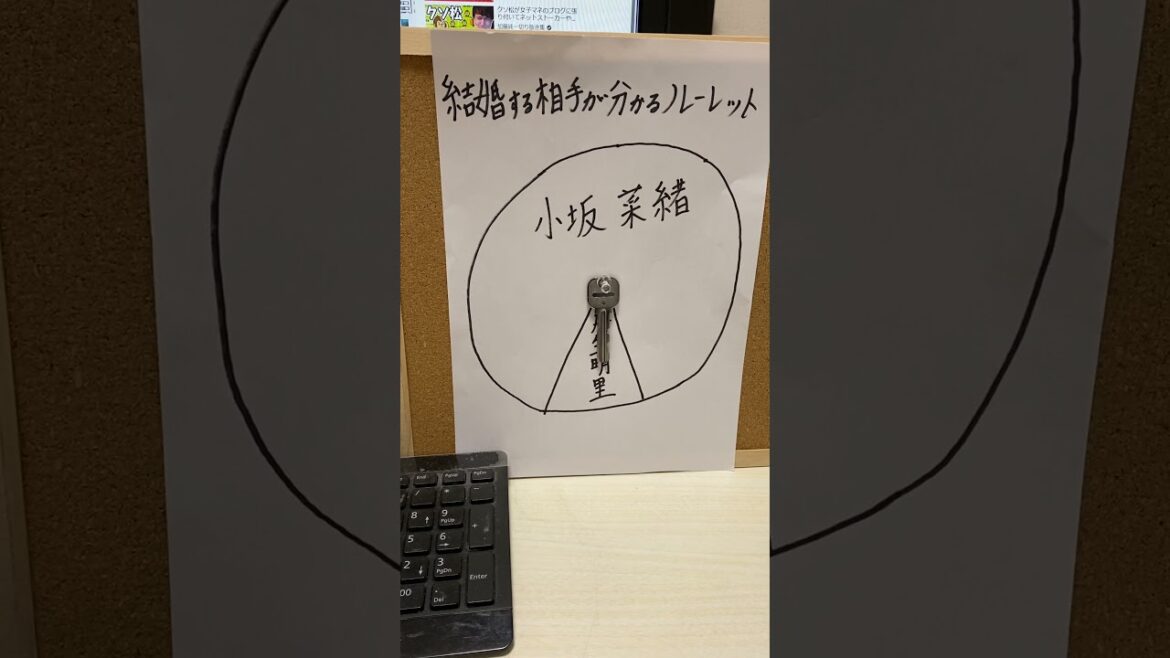 結婚相手をルーレットで決めてみた！【丹生明里か小坂菜緒か】【日向坂46】