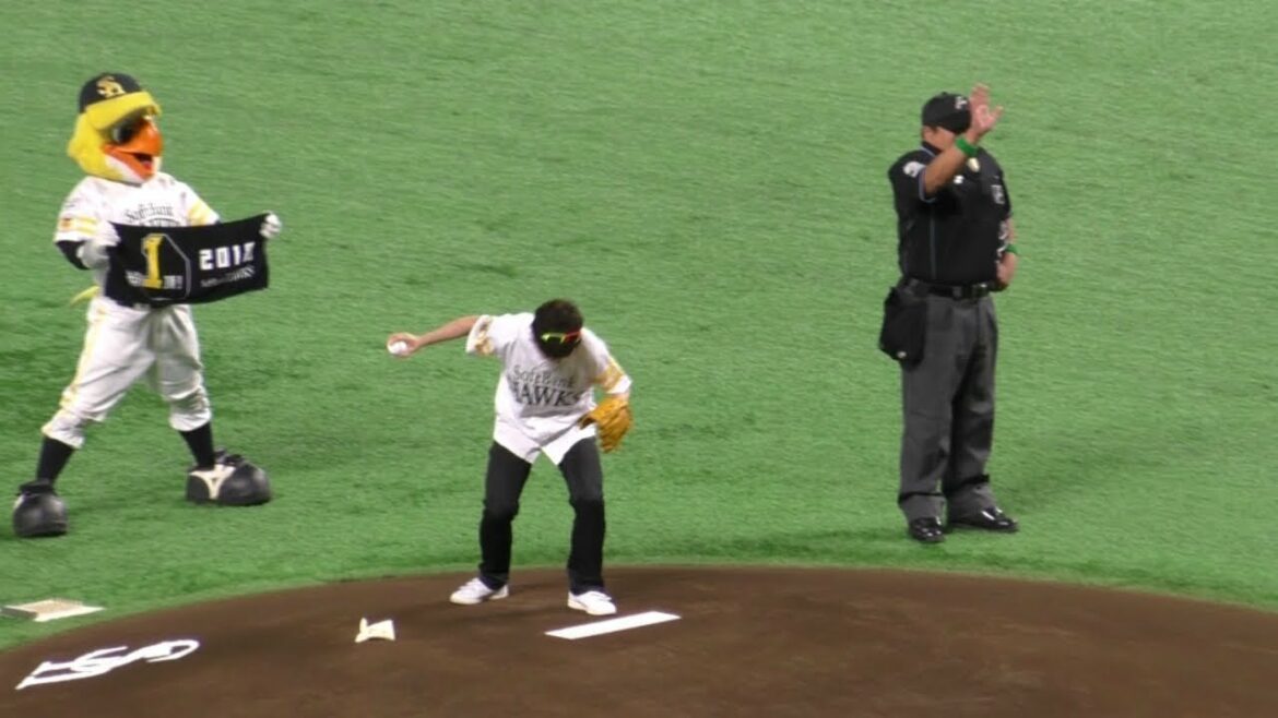 小平奈緒 始球式～2018 ソフトバンク開幕戦
