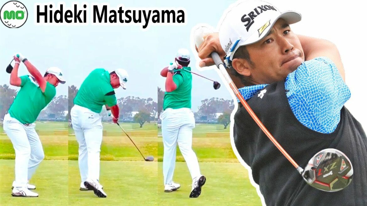 Hideki Matsuyama 松山英樹 日本の男子ゴルフ スローモーションスイング!!!