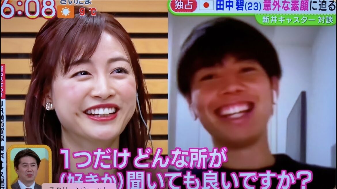 【可愛すぎ】新井恵理那さん　22年1月後半〜2月前半シーン集　【田中碧さんとの神回】
