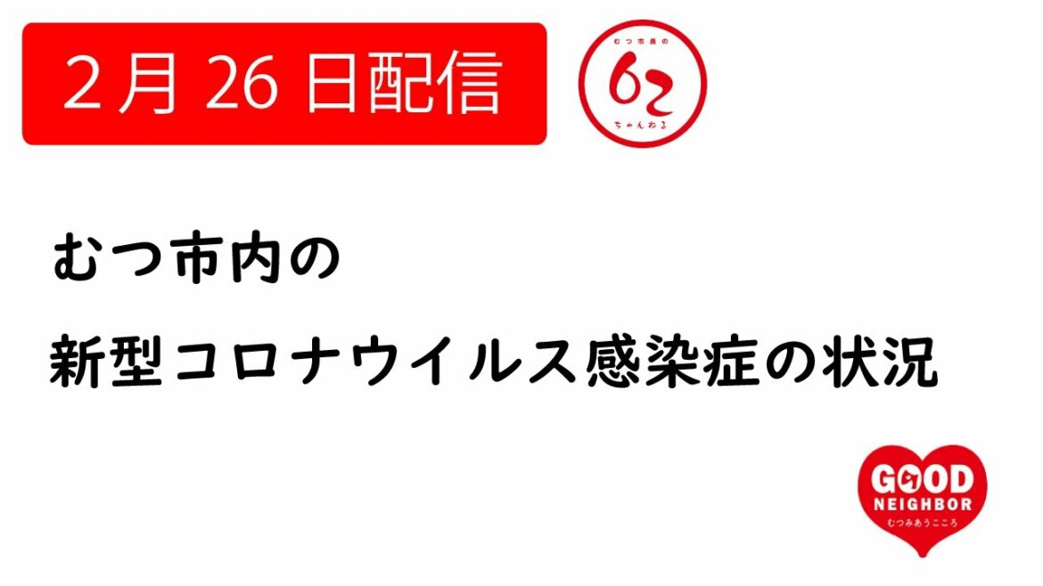 #257 新型コロナウイルス感染症発生状況(市内372~384例目)【むつ市長の62ちゃんねる】 #257 新型コロナウイルス感染症発生状況(市内372~384例目)【むつ市長の62ちゃんねる】
